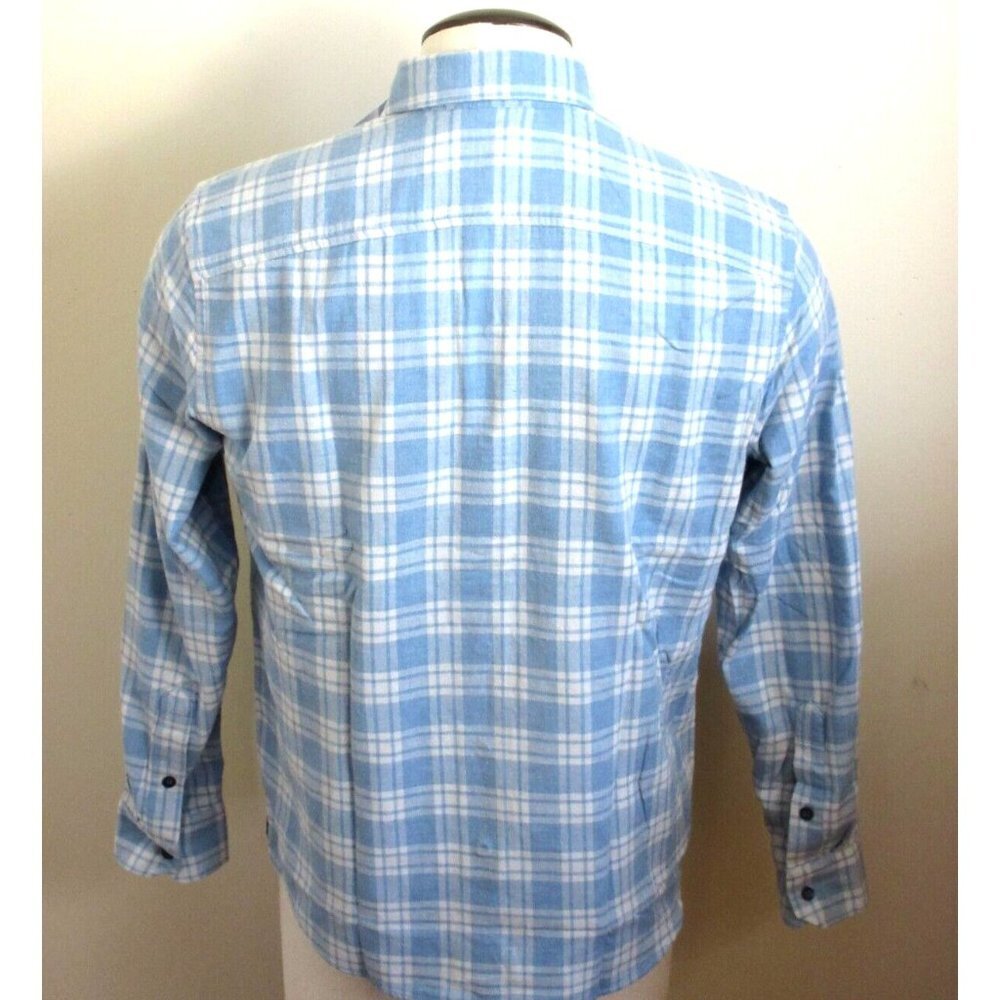 Southern Tide Men's Reversible Melbourne LS Plaid Shirt Mountain Spring Blue NWT - Picture 5 of 9